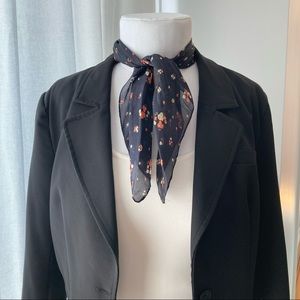 ICHI scarf 3 for $21black + small flowers